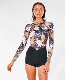 Shorty Manches Longues Femme RIP CURL G Bomb 1mm BZ 2023 -Surfavenue Soldes Combinaison20femme20G20Bomb20Boyleg20ML 5