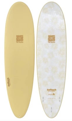 Surf En Mousse Perf SOFTECH The Middie 7'4 Butter Palms